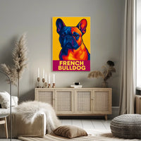 French Bulldog Pop Art Poster