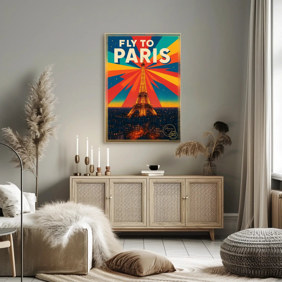 Fly To Paris Poster