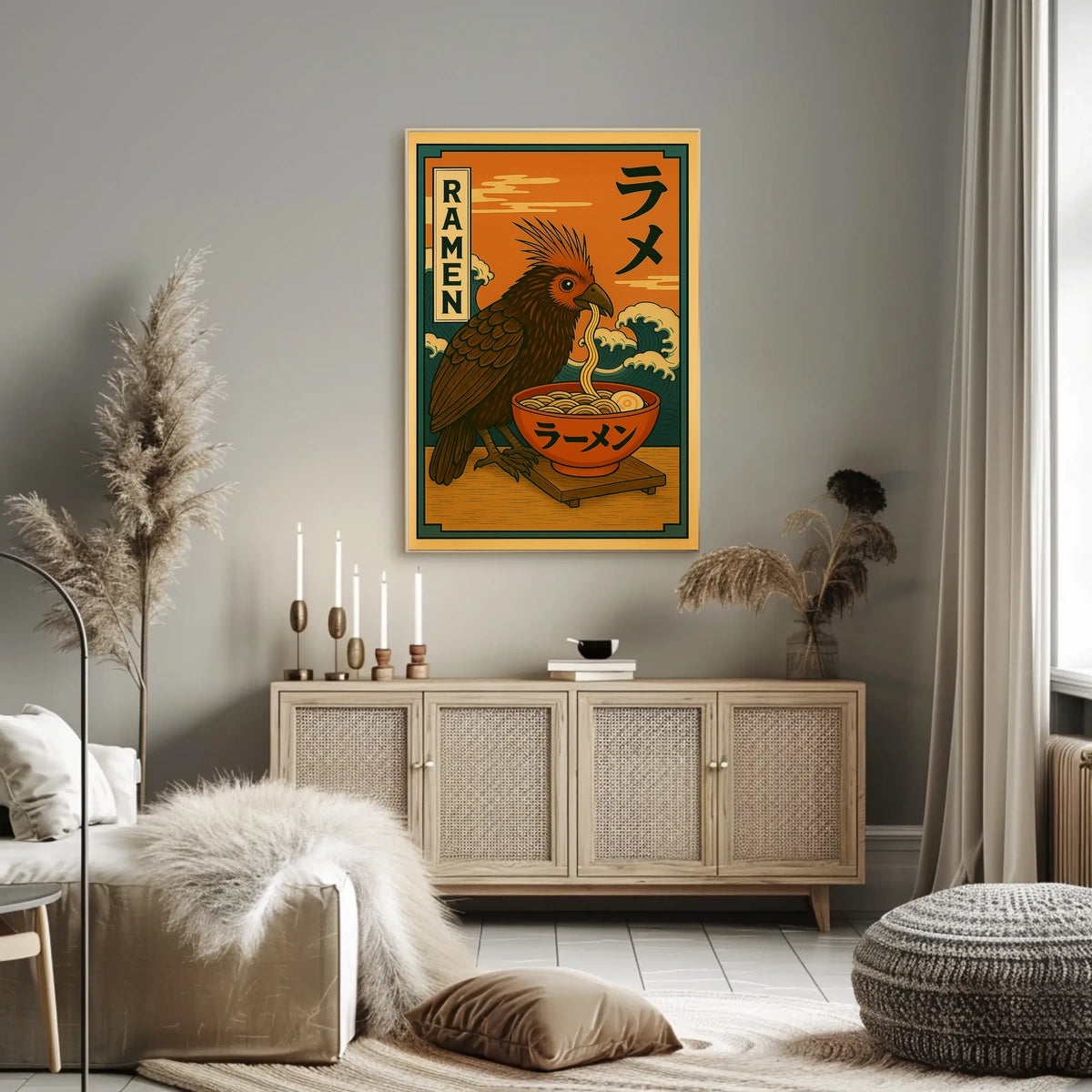Ramen Bird Poster