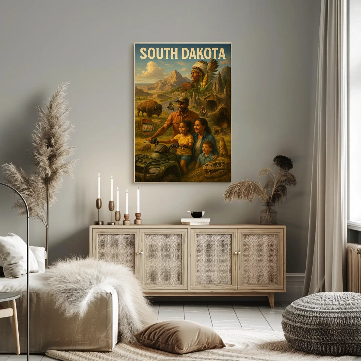 Discover South Dakota Poster