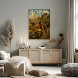 Discover South Dakota Poster