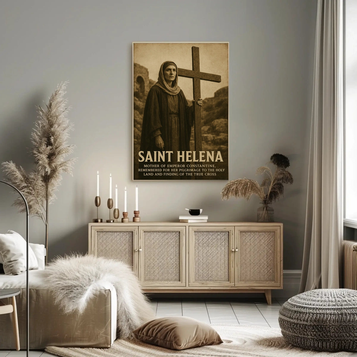 Saint Helena Pilgrim Of The Holy Land Poster