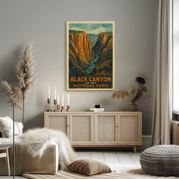 Black Canyon Of The National Park Poster