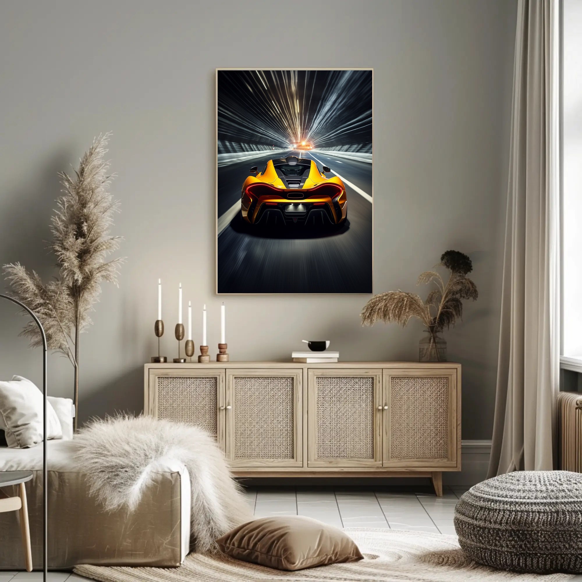 Speeding Into the Future Poster PosterGoat