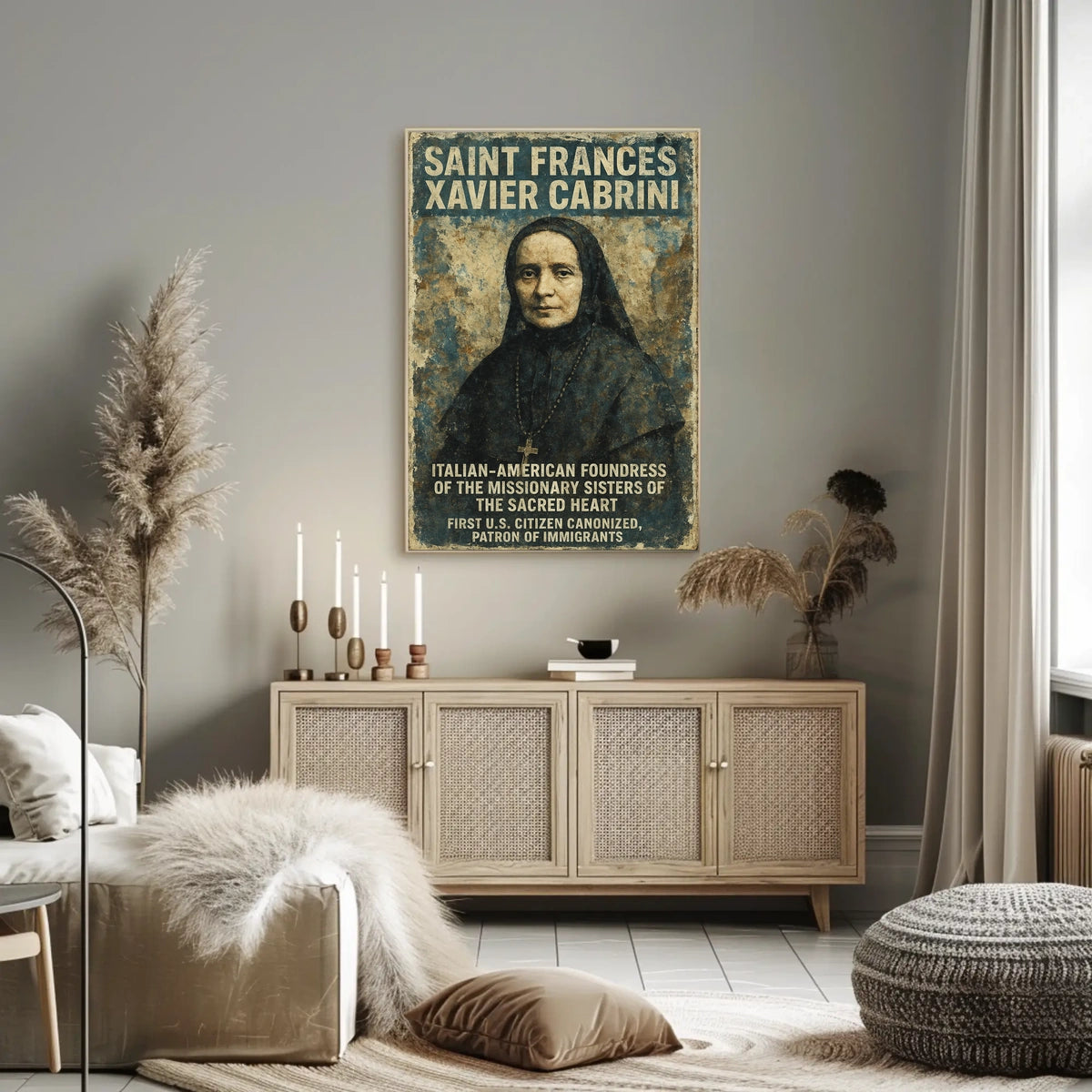 Saint Frances Xavier Cabrini Poster
