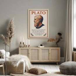Plato Philosophical Icon Poster PosterGoat