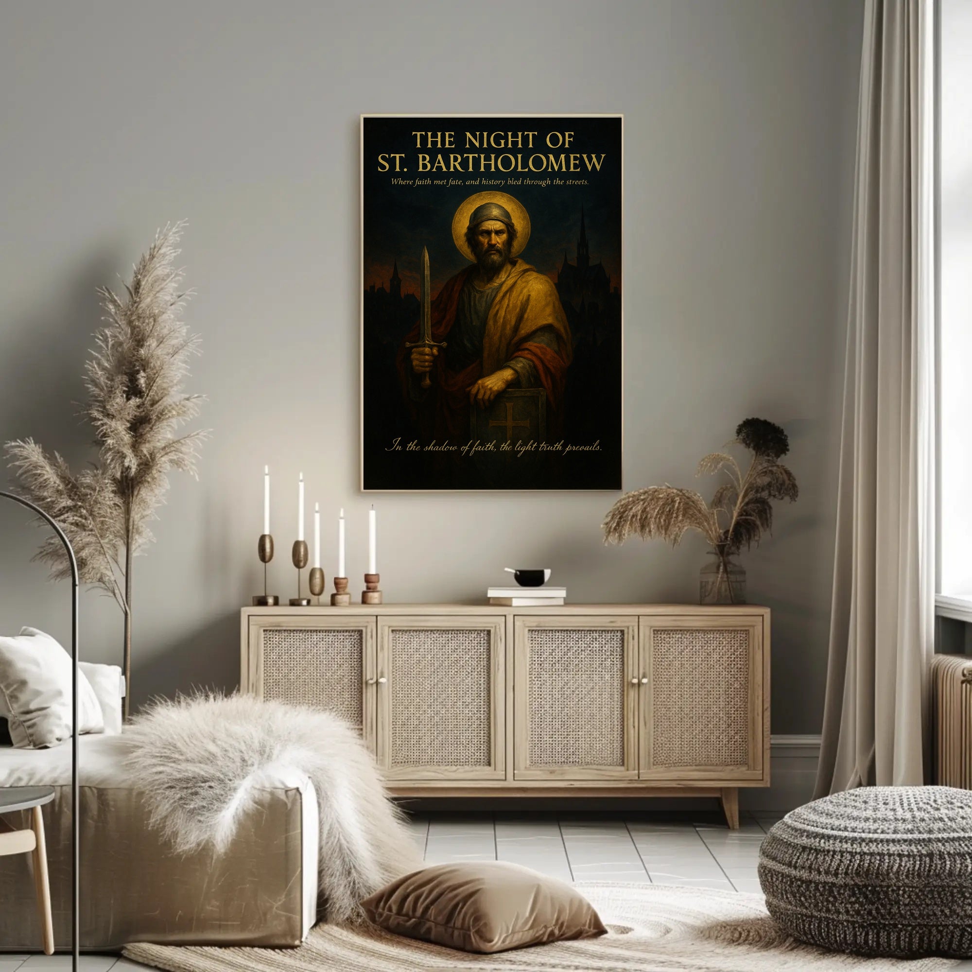 Night Of St Bartholomew Vintage Poster Print