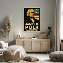 James K. Polk 11th President Poster
