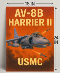 AV-8B Harrier II Poster PosterGoat