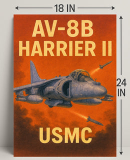 AV-8B Harrier II Poster PosterGoat