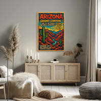 Grand Canyon Natural Wonders Travel Poster