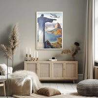Soaring Over Rio Poster PosterGoat