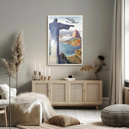 Soaring Over Rio Poster PosterGoat