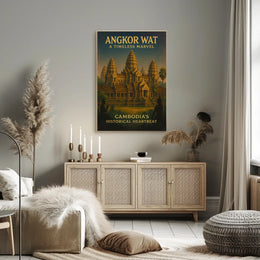Angkor Wat A Timeless Marvel Poster