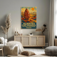 Alibates Flint Quarries National Poster