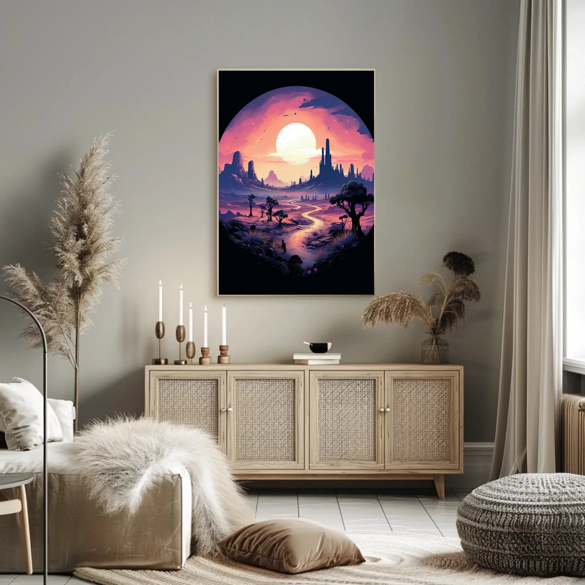 Dreamscape At Dusk Poster