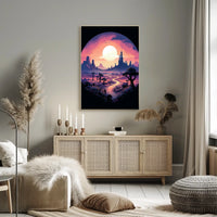 Dreamscape At Dusk Poster