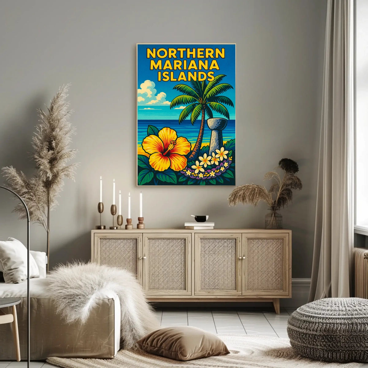 Northern Mariana Islands Paradise Poster