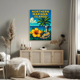Northern Mariana Islands Paradise Poster
