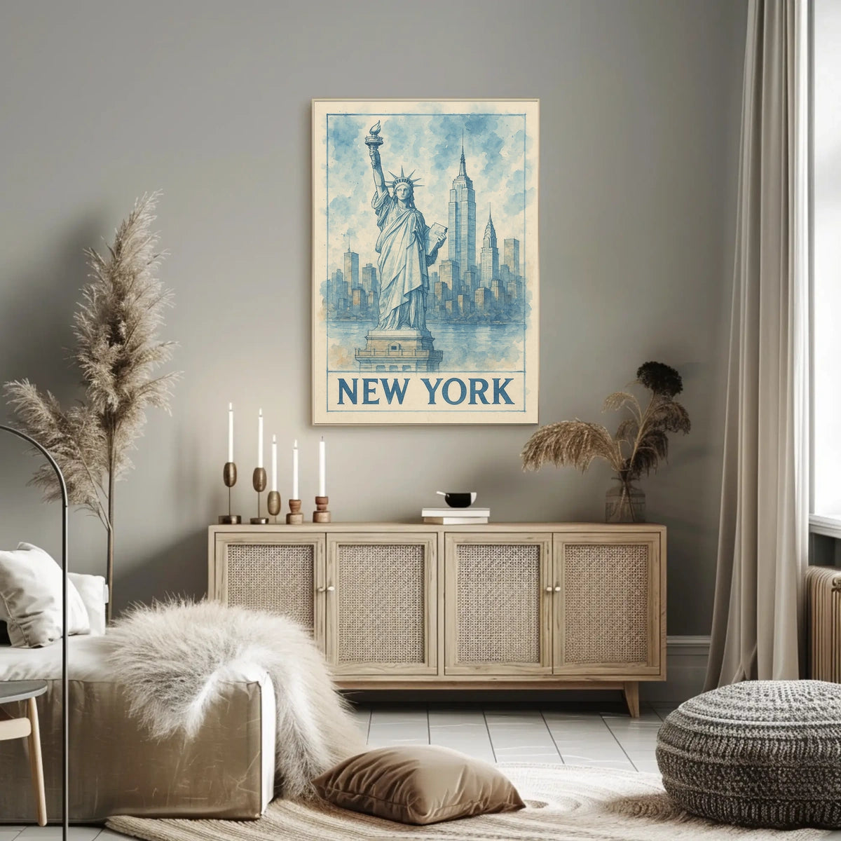 New York Skyline Poster