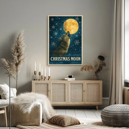 Christmas Moon Poster