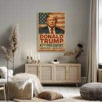 Trump Vision Resolve Patriotic Poster