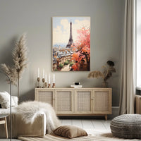 Eiffel Tower Modern Elegance in Paris Travel Poster