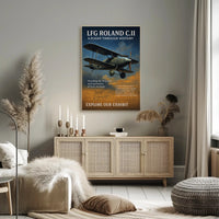 LFG Roland C.II A Flight Through History Poster PosterGoat