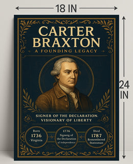 Carter Braxton A Founding Legacy Poster PosterGoat