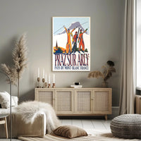 Praz Sur Arly Winter Sports Poster PosterGoat