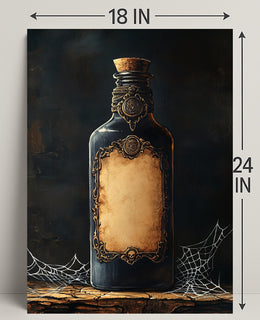 Mysterious Elixir Bottle Poster