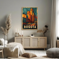 Bogota Cityscape Poster