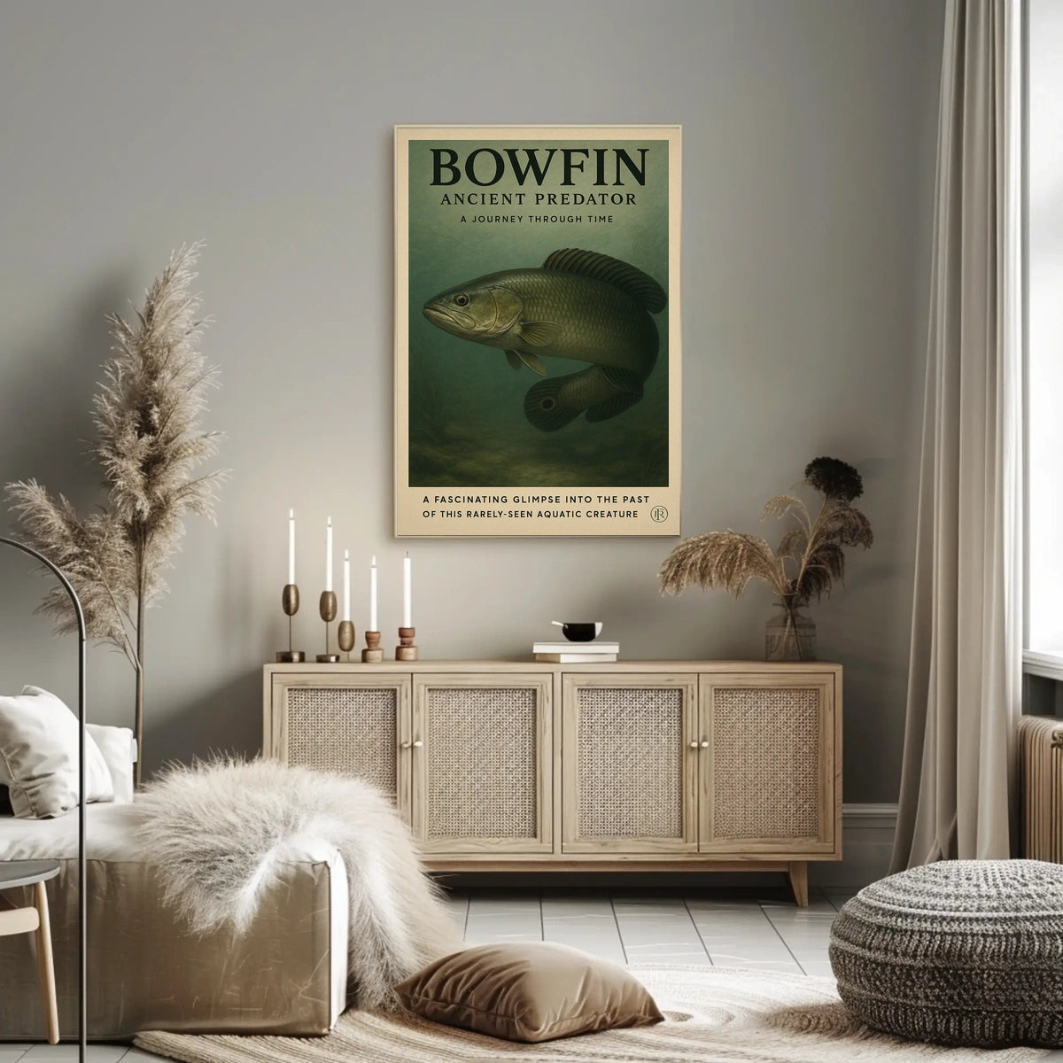 Bowfin Ancient Predator Poster