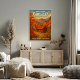 Vermont Autumn Splendor Wall Art Print
