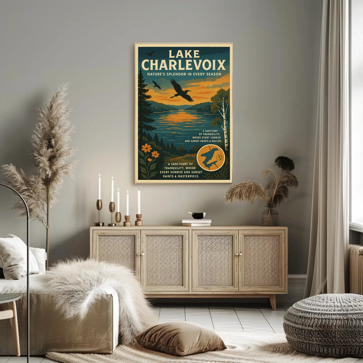Lake Charlevoix NatureS Splendor Poster