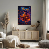 Buffalo Bill Wild West Wall Art Print PosterGoat