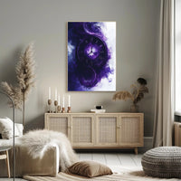 Mystical Clock in Ethereal Clouds Fantasy or Mythology Poster PosterGoat