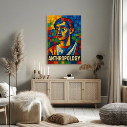 Anthropology Mosaic Poster