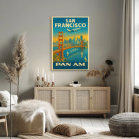 Pan Am San Francisco Poster