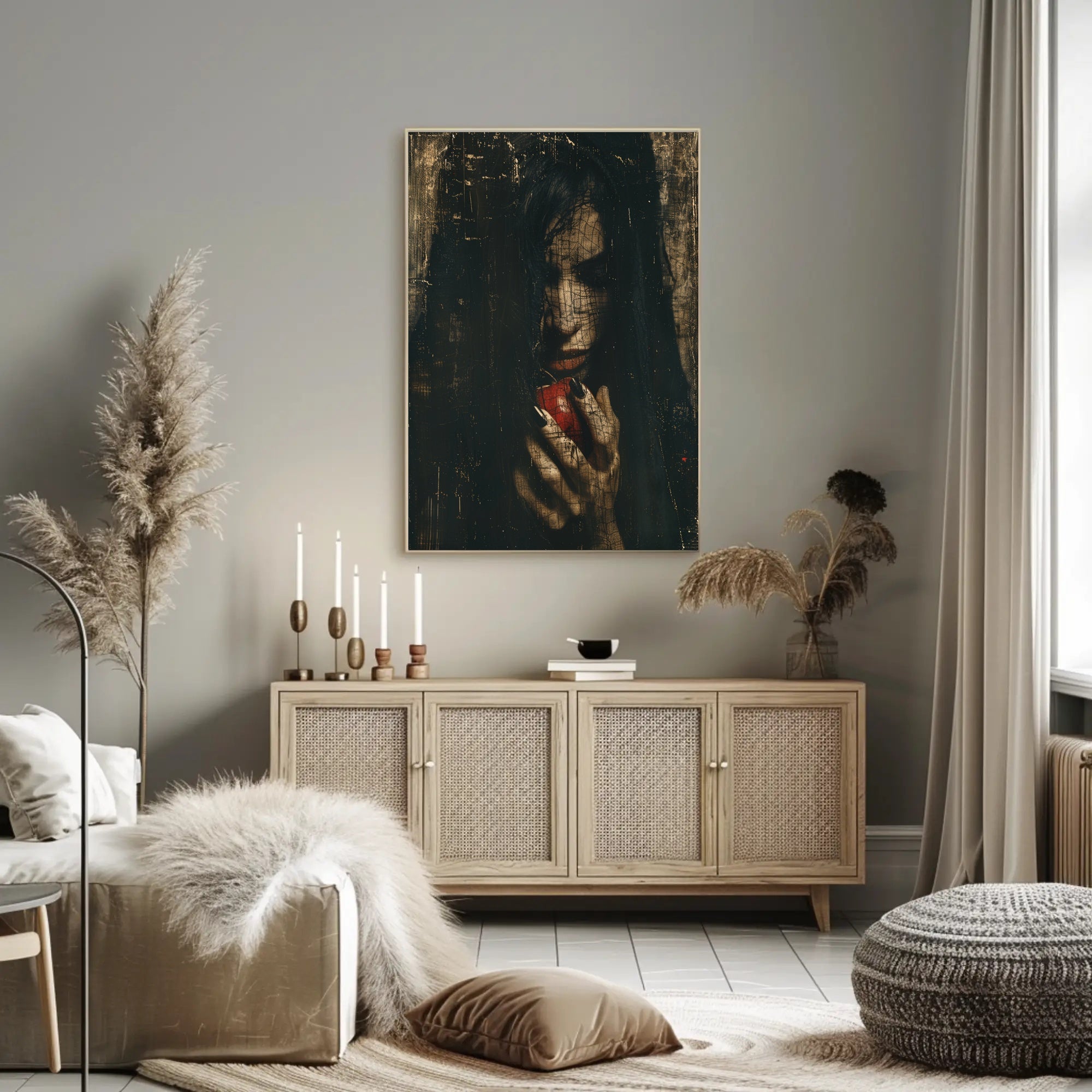 Mysterious Gothic Art: Dark Fantasy Poster PosterGoat