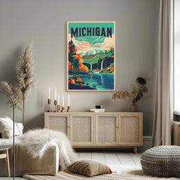 Michigan Scenic Landscape Poster