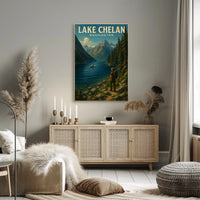 Lake Chelan, Washington Poster