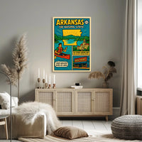 Arkansas The Natural State Poster