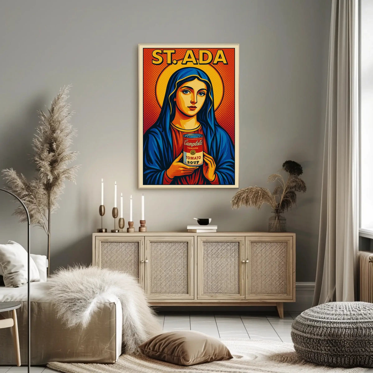 St. Ada Pop Art Icon Poster