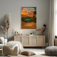Huacachina Desert Oasis Peru Poster