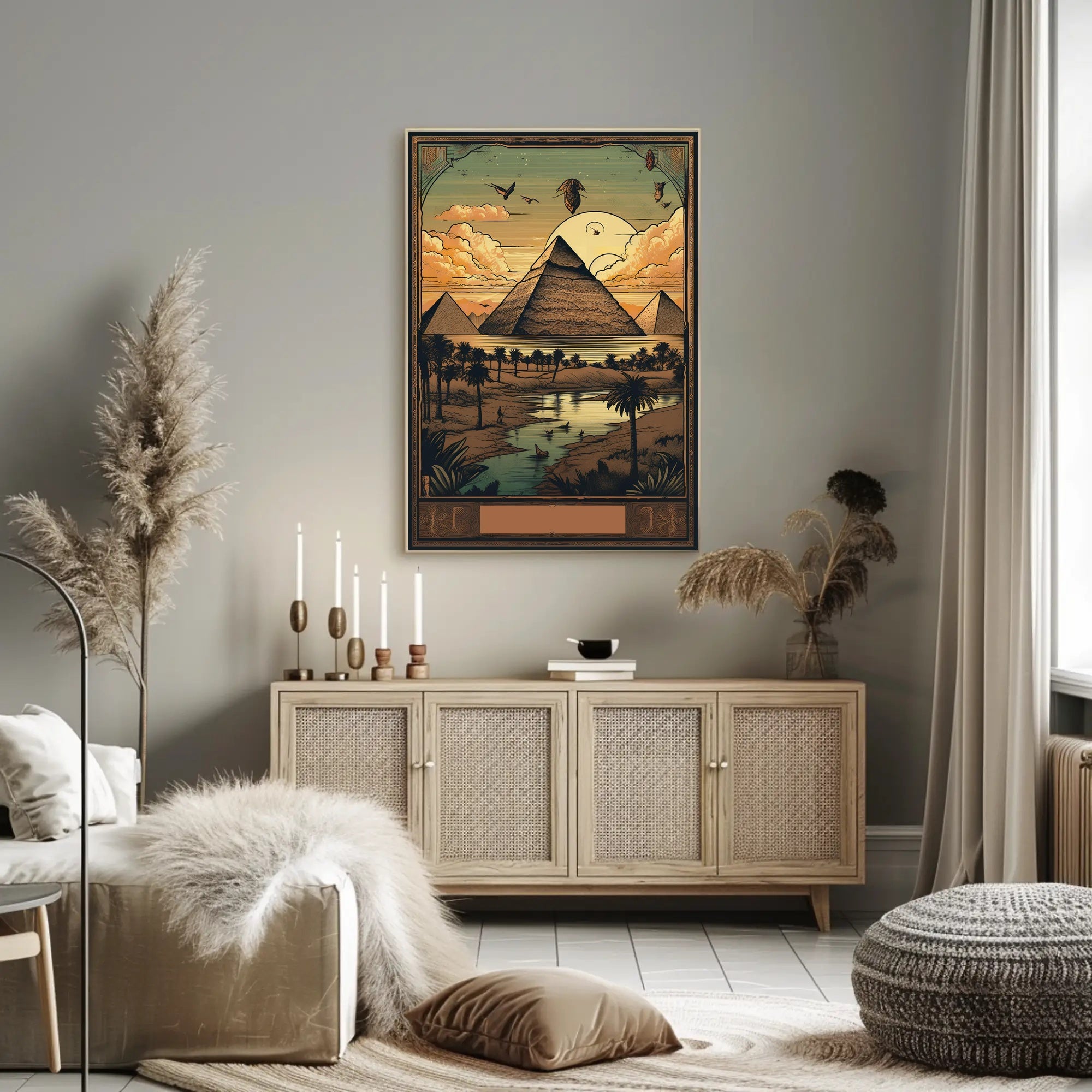 Egyptian Sunset Poster
