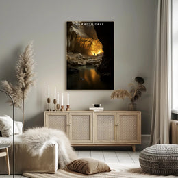 Mammoth Cave Travel Poster Vintage Cave Wall Art