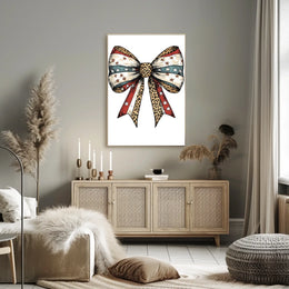 patriotic bow Poster