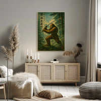 Bigfoot the Samurai Poster
