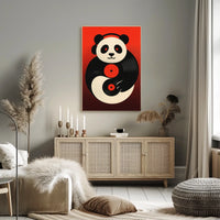 Panda Dj Vibes Poster